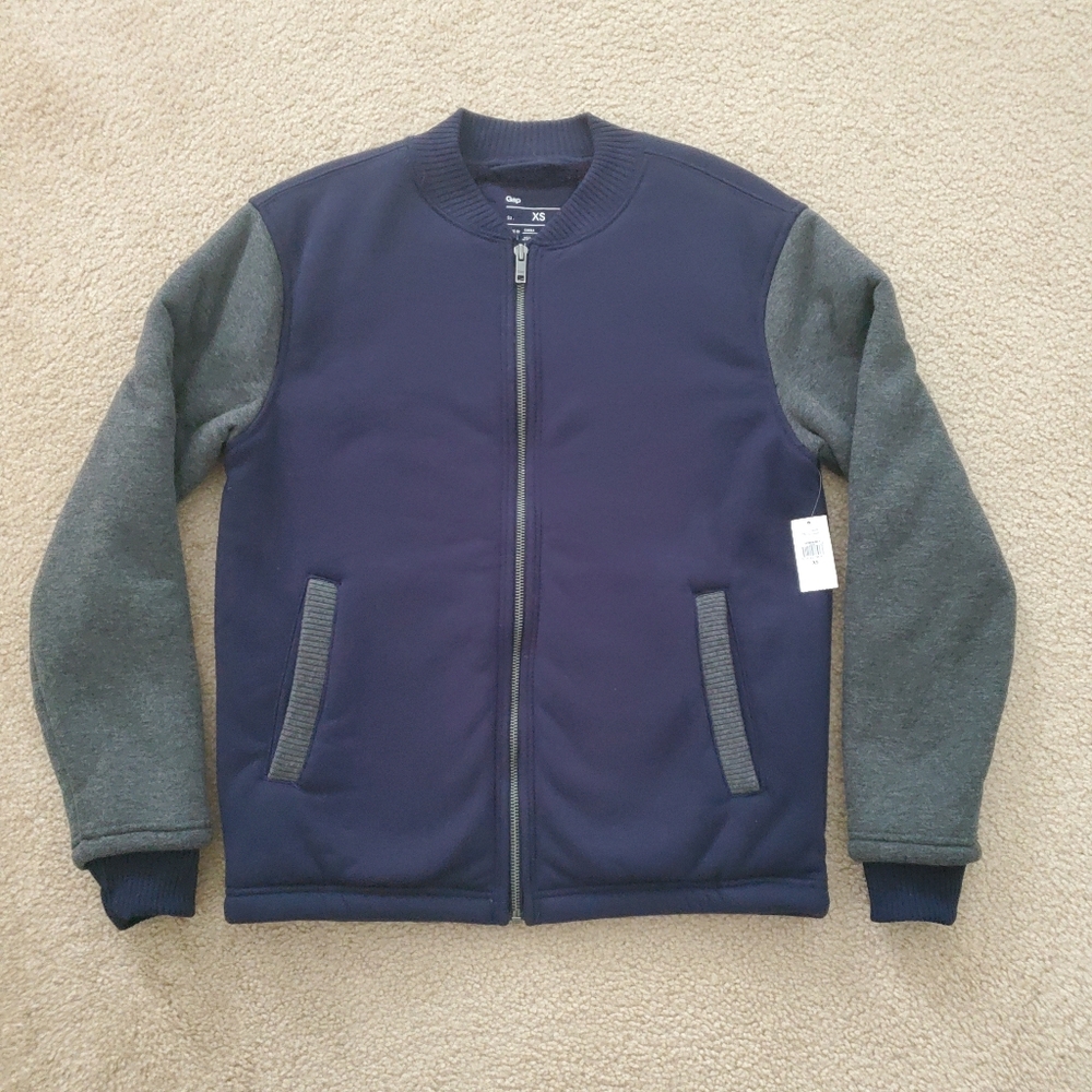 NWT Gap Fleece Bomber Jacket